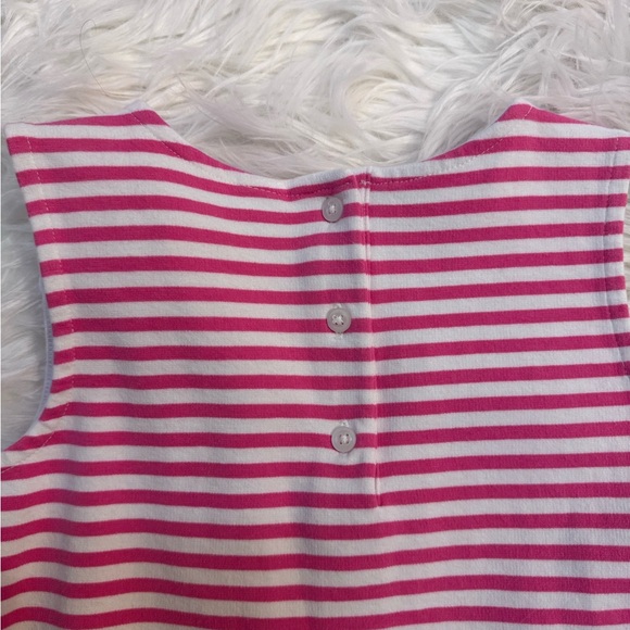 🌸Janie and Jack Pink and White Striped Dress🌸 - Picture 4 of 5